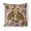 Ardmore 'Lovebird Leopards' Silk Pillow-24532984
