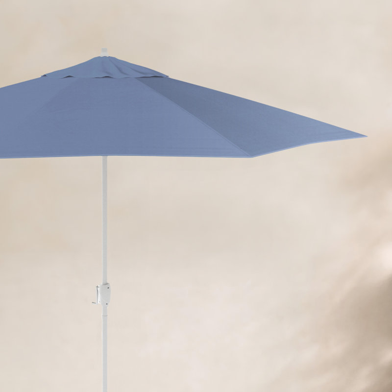 Parasol de marché 86,3 po Kenne, Toile toile Sunbrella® bleu ciel, l 108 po x P 108 po
