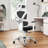 Comfy Breathable Ergonomic Task Chair With Headrest-1010970821