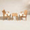 Malvina 21" Teak Patio Bistro Set