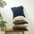 Tassels Cotton Throw Pillow Stone Washed Linen Cotton Pillow with Big Tassels-99260864