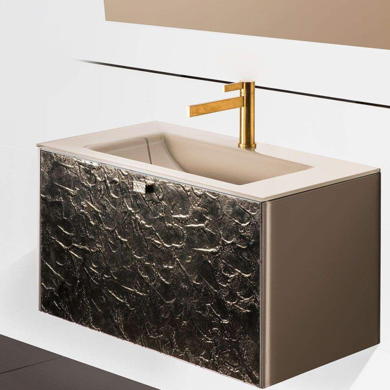 Felvy 32'' W Single Vanity, Gold, Bronze