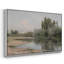 Paysage rétro CDLVI - reproduction de cadre flottant sur toile-479683078-479683081