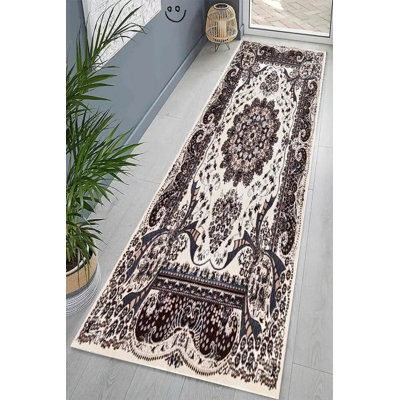 Runner Floral Area Rug