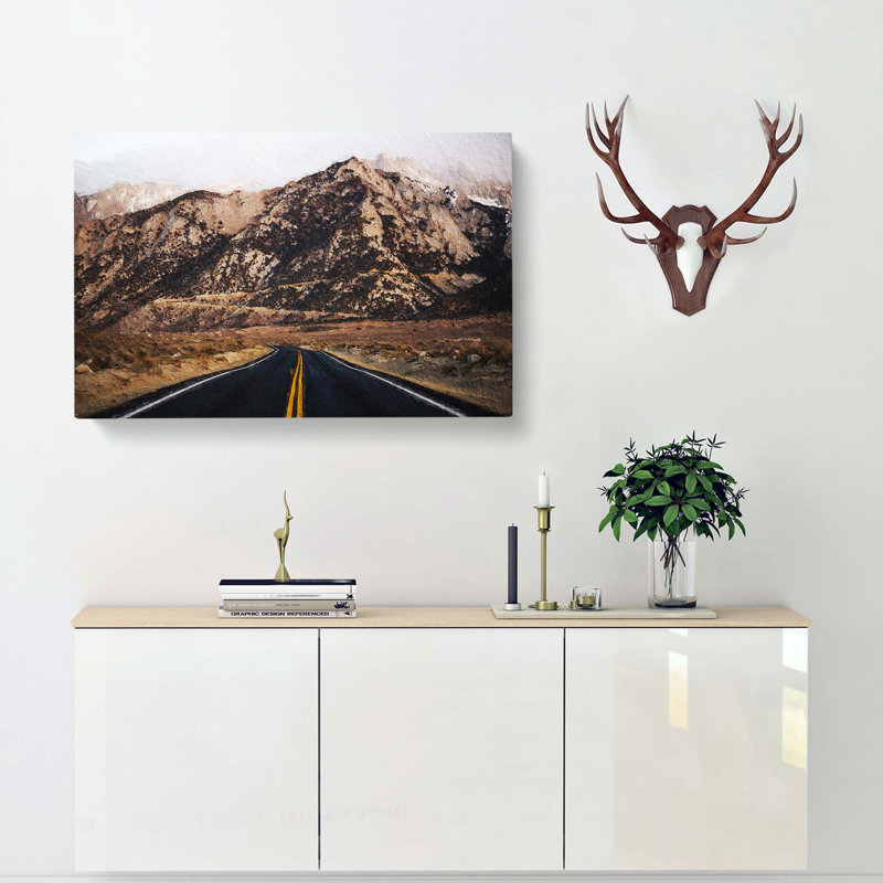 Road To Nevada - Wrapped Canvas Print, 50cm H x 76cm W x 3cm D