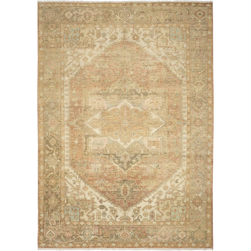 Tapis d'intérieur rouille 8 pi x 10 pi Nourison Thania, Rectangulaire 8 pi x 10 pi