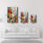 Elegant Tempered Glass Wall Art Painting, 13.8 x 21.7 inches | 100% Tempered Glass, Thickness: 0.16 inches | UV Printed for Vibrant Colors | Perfect for Home Decor, Living Room, & Office Spaces