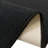 Sariah Custom Size Washable Anti Slip Low Profile Loop Pile Solid Black Design Runner Rug Carpet-492163927