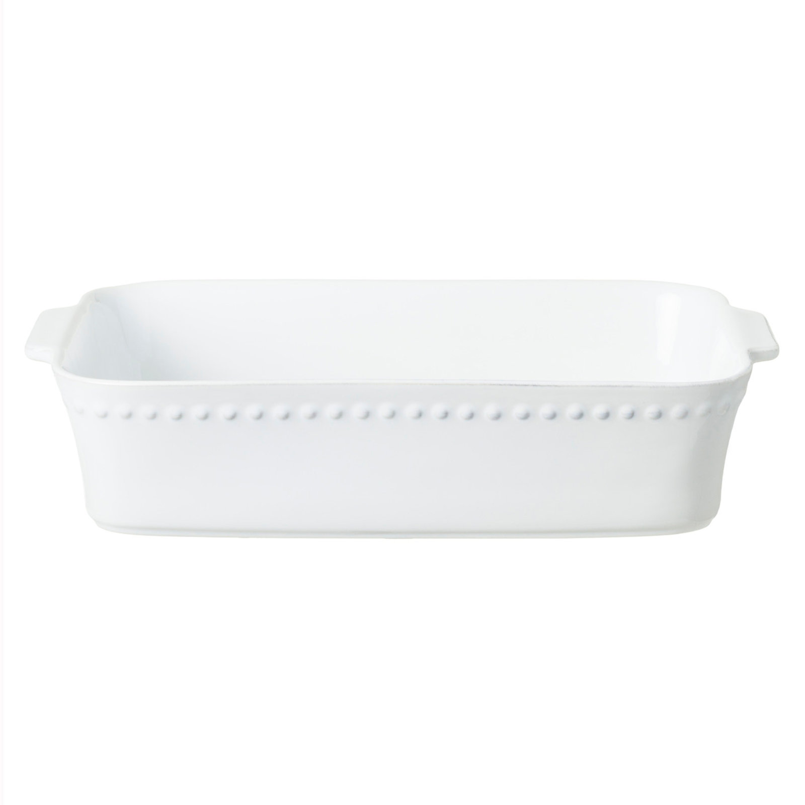 Pearl Rectangle Stoneware Baker