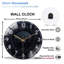 Horloge murale moderne en verre Cyberpunk City