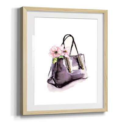 " Handbag With Flower "