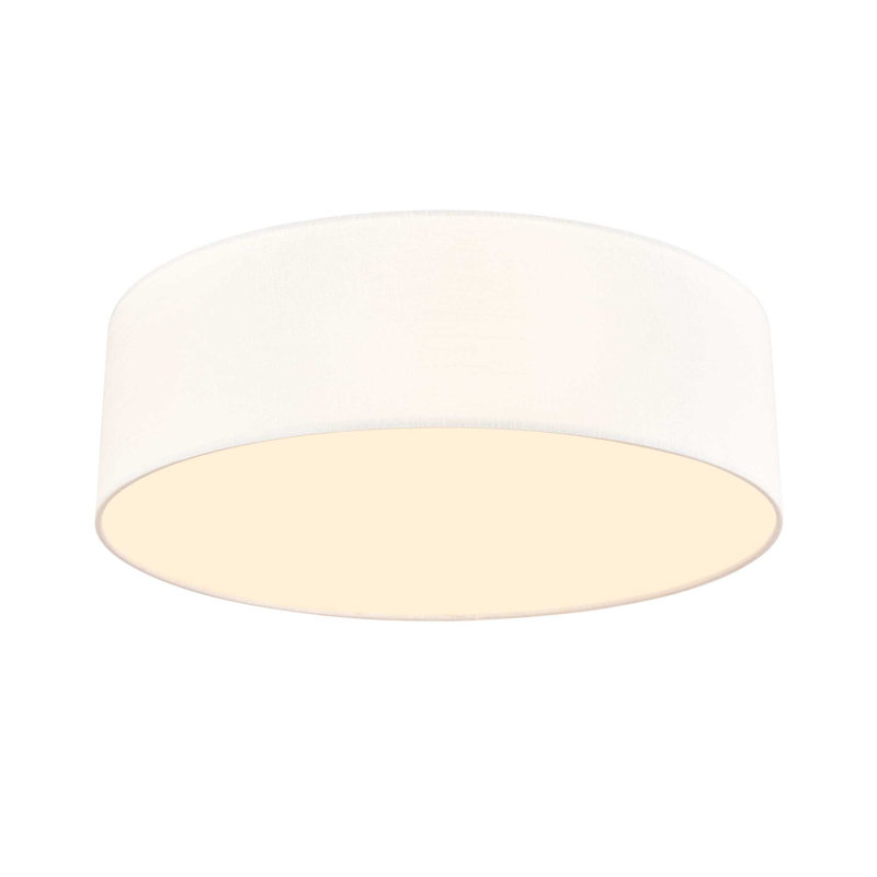 Sousan Cotton Flush Mount, 10.8cm H x 16cm W x 16cm D