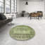Tapis zone verte claire contemporaine-406322852