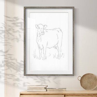 Limousin Cattle II  -Framed Print