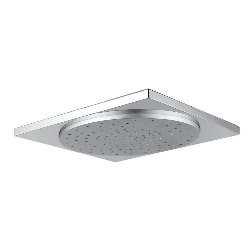 Pomme de douche carrée en goutte d'eau 12 pouces Kingston Brass Claremont, Chrome poli
