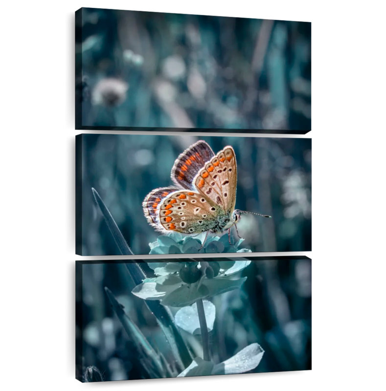 Brampt Butterfly Sundown, 32" H x 20" W