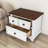 2 - Drawer Nightstand in White Walnut