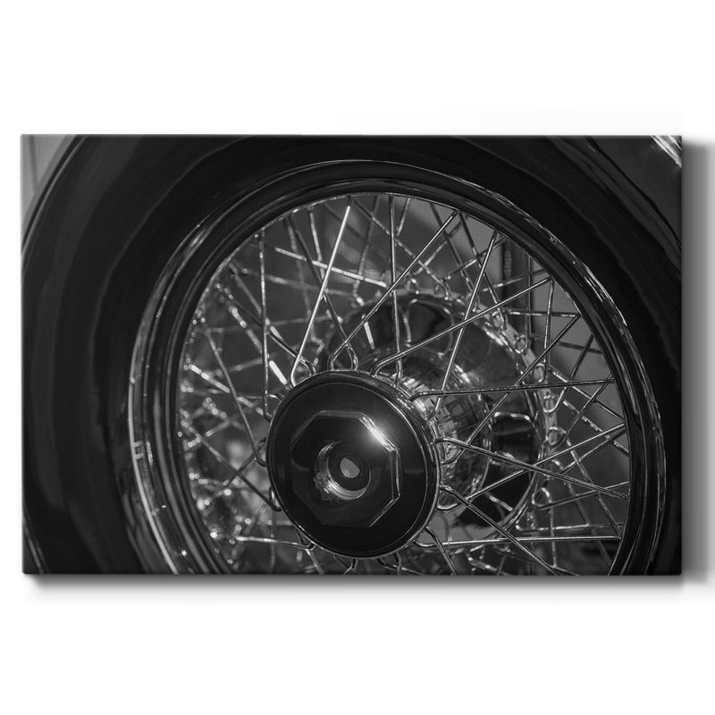 Vroom I-Gallery Wrapped Canvas, 12" H x 18" W