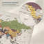 Carte du monde sur punaise-1840895133