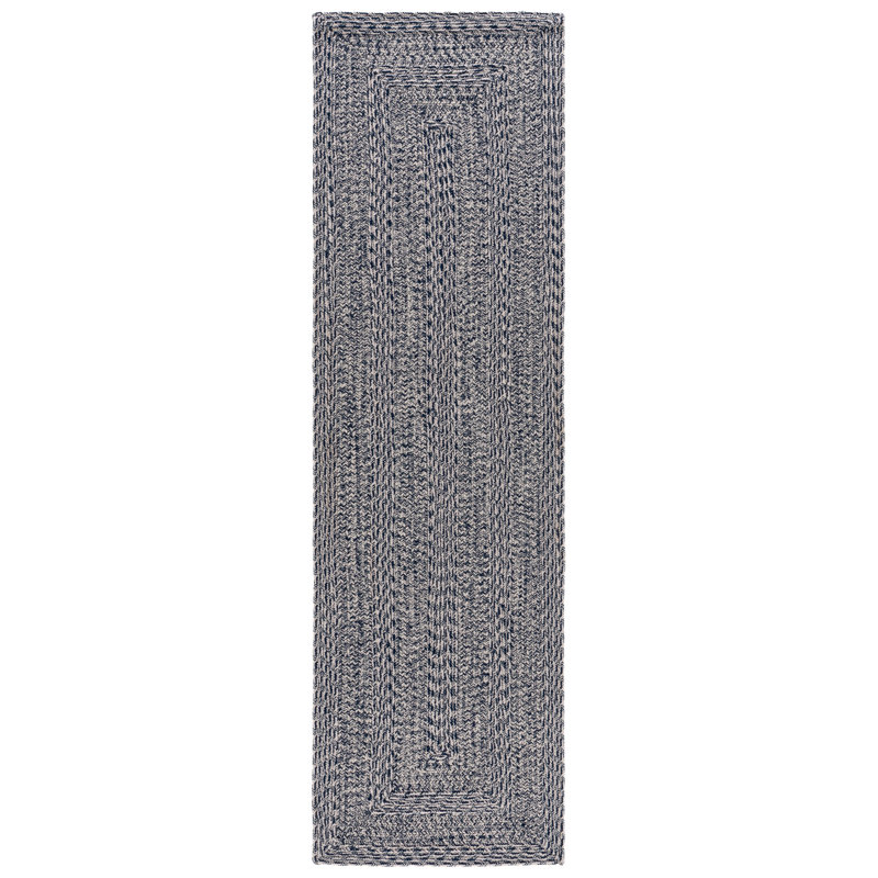 Braided 265 Hand Woven Performance Machine Washable No Pattern Rug, Runner 2'3" x 8'