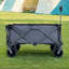 Chariot de jardin pliant pliable pour l'extérieur-112930736