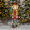Figurine casse-noisette en métal 19,25 "avec arbre de Noël" Fritz "