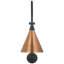 Thomas O'Brien, "Academy 15" Larrabee Barn Light in Matte Black with 9" White Conical Savannah Shade-1013252221-1013252223