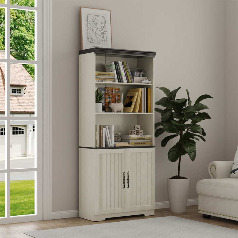 Grande armoire de rangement 70,86 po, Blanc