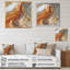 Symphonie orange orange et beige - décoration murale abstraite-1676558630-1676558625