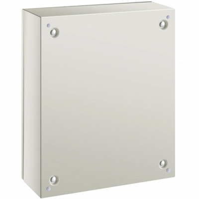 Boîtier en acier NEMA, boîte électrique en acier 20 x 16 x 6 po NEMA 4X, IP66 étanche et anti-poussière, boîte de jonction électrique extérieure / intérieure, avec plaque de montage