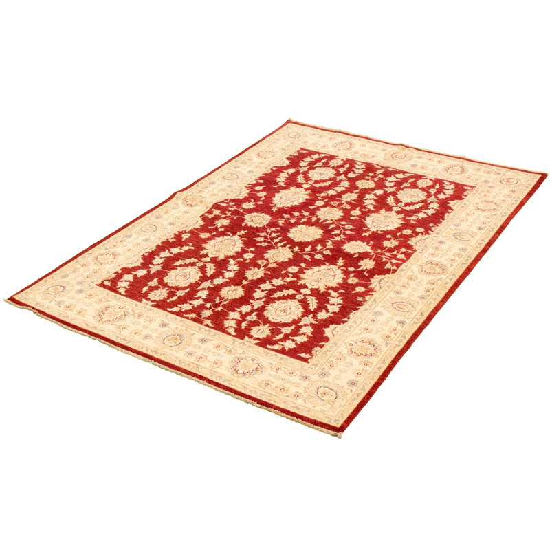 Tapis unique en laine noué à la main nouvel âge 5 pi 5 po x 7 pi 10 po Harsimrat