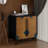 Modern Storage Cabinet With Geometric Pattern
