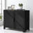 40'' Modern Cabinets with Unique Design Doors with 1 Adjustable Shelves,Suitable for Multiple Rooms Such as Living Room and Study Room-478617988