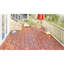 Acacia Wood Interlocking Deck Tiles Checker Pattern, 10PCS for Patio and Pool