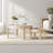 Modern simple log cream style coffee table
