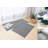 Grey Cotton Blend Woven Classic Diamond Geometric Small Area Rug 24" W-1443632158