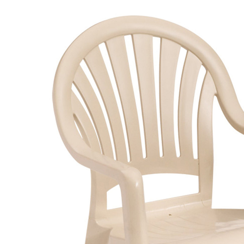 Chaise de patio empilable Pacific, Grès