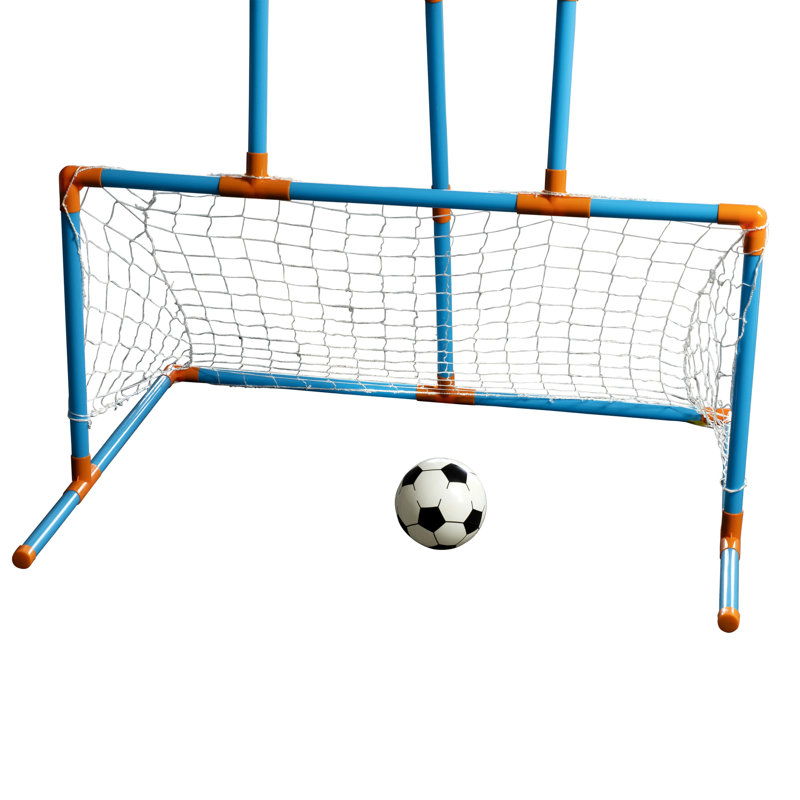Aojie 3-in-1 Blue and Orange Plastic Sports Play Set