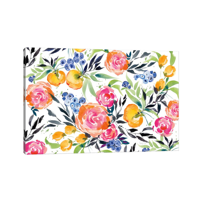 Blueberries Among Us by Kristy Rice - Wrapped Canvas Print, 101.6 cm H x 66.04 cm W x 1.91 cm D