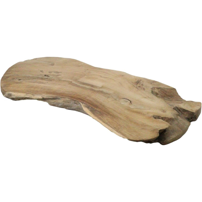 Grande planche à fromage style bohémien rustique en bois de teck 23 "L
