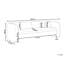 Subesh Sofa 3 Seater Subesh Velvet Dark Brown-121657955