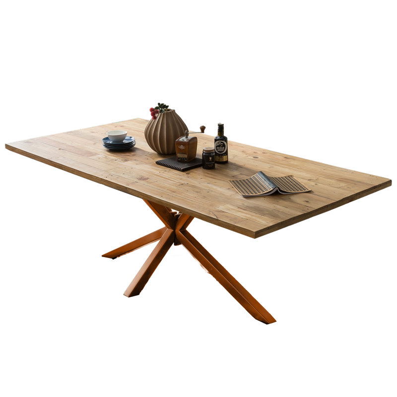 Saco Table Base, Brown