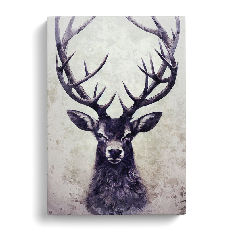 View Of The Stag No.7 - Wrapped Canvas, 60cm H x 40cm W x 3cm D
