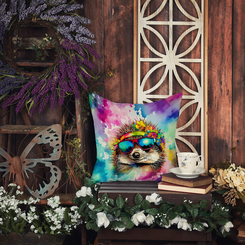 Coussin Hippie, H 14 po x l 14 po