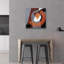 «Deconstruct 4» par Mike Schick, art mural en verre acrylique, 24 po x 24 po