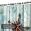 Rideau de douche Red Starfish Shallow Tropical-1145346604