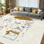 Tapis d'intérieur transparent lavable à la machine, motif ours, cerf, chat, souris et renard-2020093206