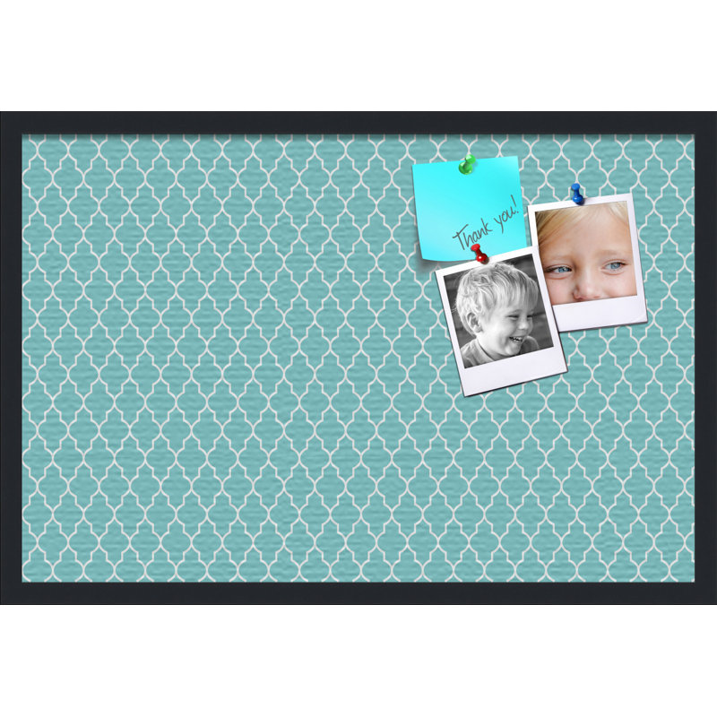 Babillard Pin Cork Pinpix, Aigue-marine, 24 po x 36 po