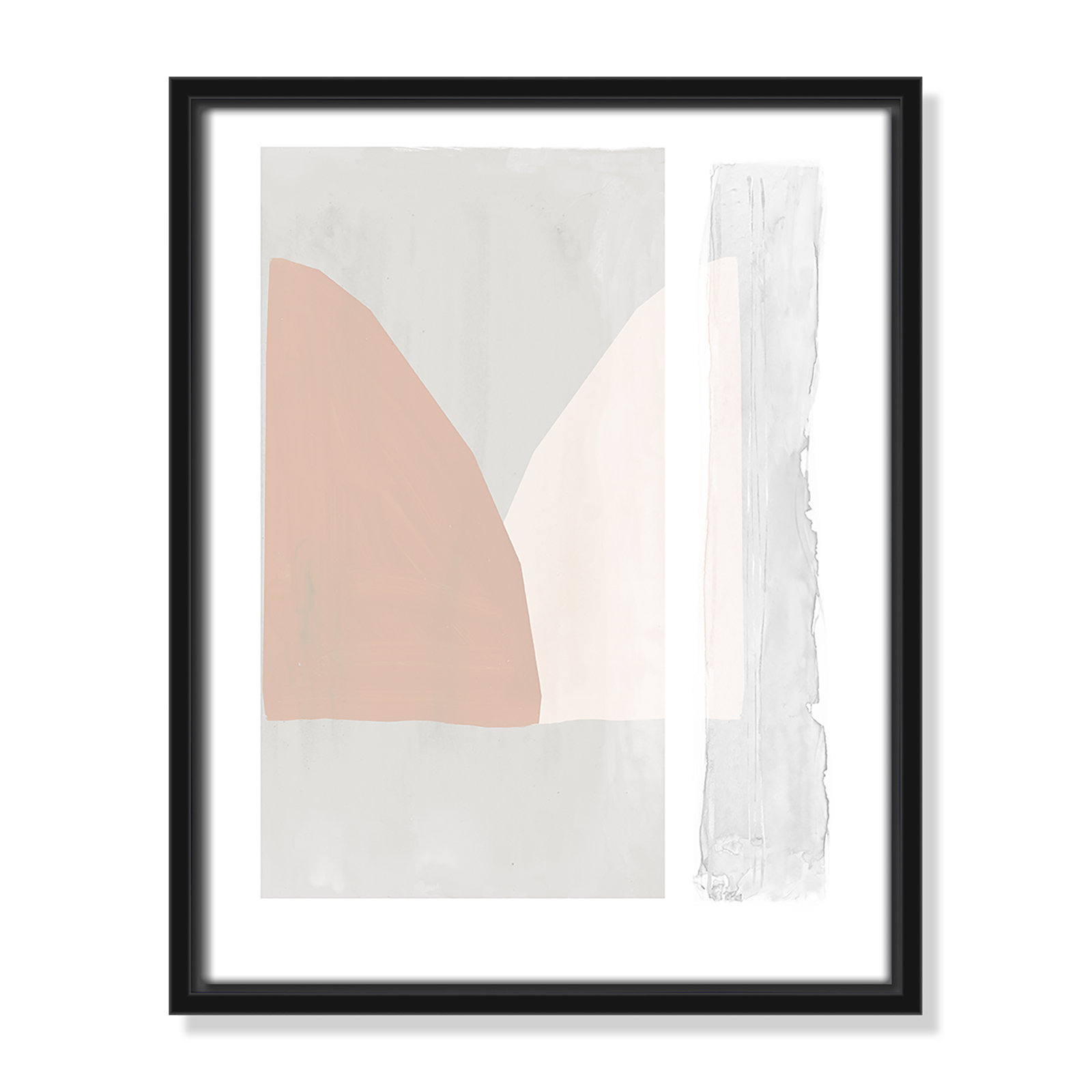 Lora "Soft And Light" Print by Tom Reeves, 15.5" H x 12.5" W x 2" D, Black Framed Canvas