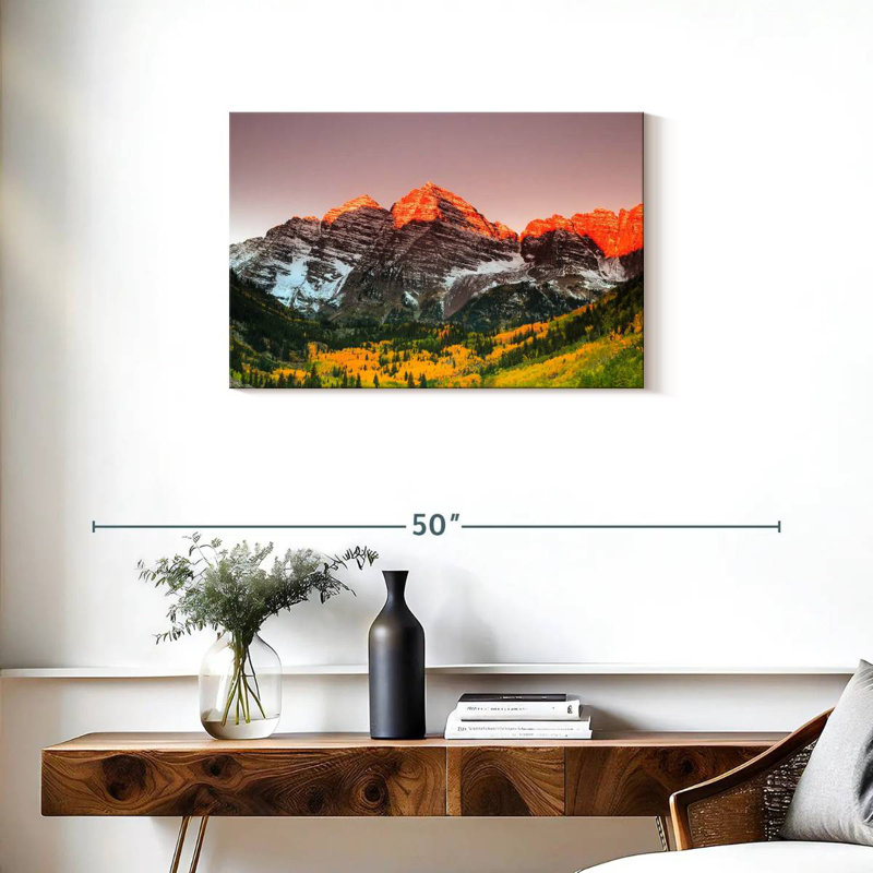 Alvord Maroon Bells Peak Sunrise, H 20 po x l 30 po